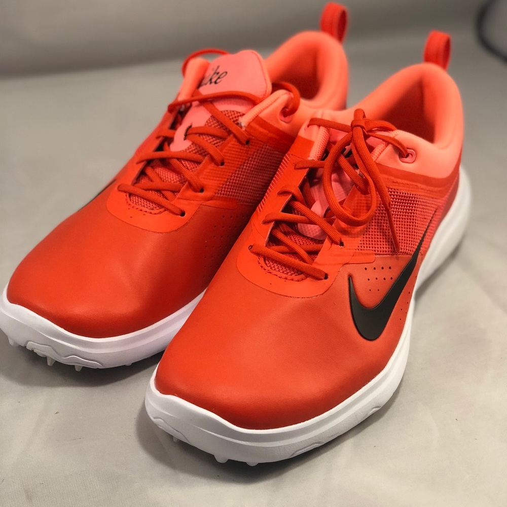 Nike Women’s Orange Akamai Golf Shoes NWOT - Picture 3 of 6